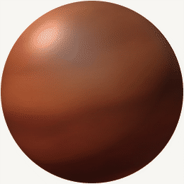 A marbled sphere, turning